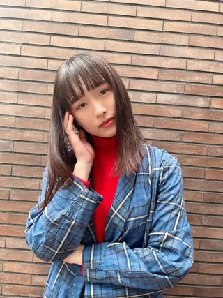 セミロング 🌼U24 ヘアデザインラボのヘアスタイル