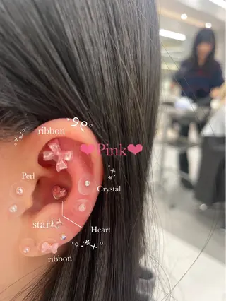 ヘアセット🎀耳つぼ 👂💎MONAMIのヘアスタイル