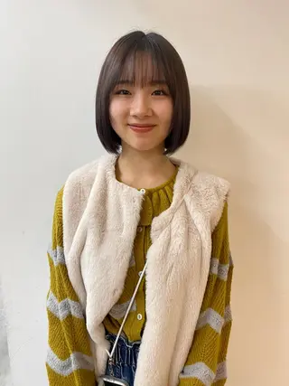 ショート カラー yiye 青山所属・無料カットモデル募集 🌱ひょうがのヘアスタイル