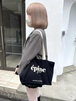 ショート カラー 🍨モテベージュ🩰 miraiのヘアスタイル