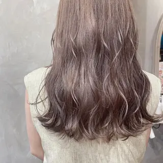 ロング カラー 梅田美容室 山崎海波のヘアスタイル