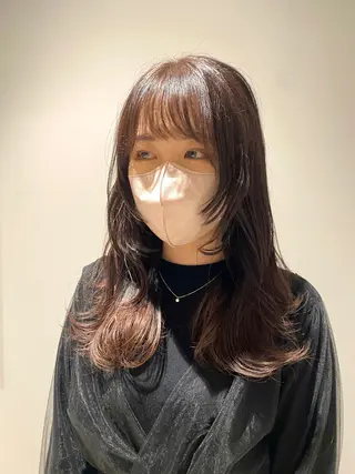 ロング カラー しおり/パーマ/ newi町田のヘアスタイル