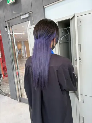 ロング カラー🌈/カット /栄/misa👻のヘアスタイル