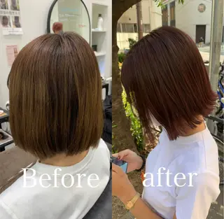 ミディアム 【酸性ストレート】 宮下和明のヘアスタイル