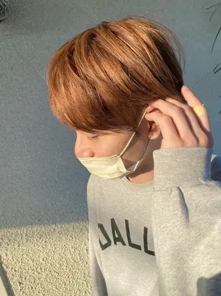 ミディアム 桑原 菜摘のヘアスタイル