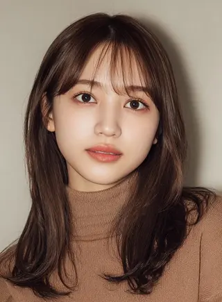 セミロング モモ🎀カット‼️ 誰でも‼️気軽に‼️のヘアスタイル