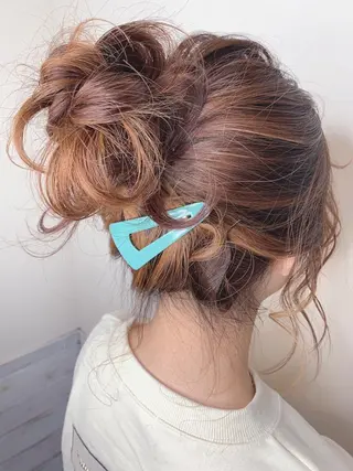 セミロング ヘアアレンジ 櫛部洸貴/ メンズ、ヘットスパのヘアスタイル