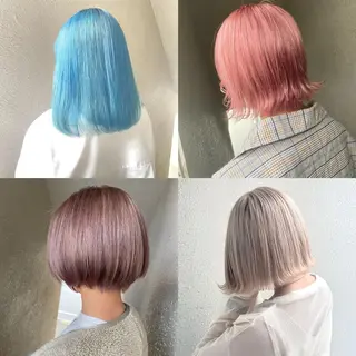カラー ブリーチカラー🌈 石垣翔太のヘアスタイル