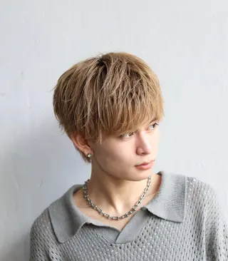ショート カラー メンズ 松本 悠太郎のヘアスタイル