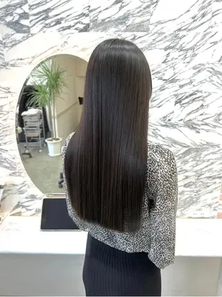 セミロング damask roseのヘアスタイル