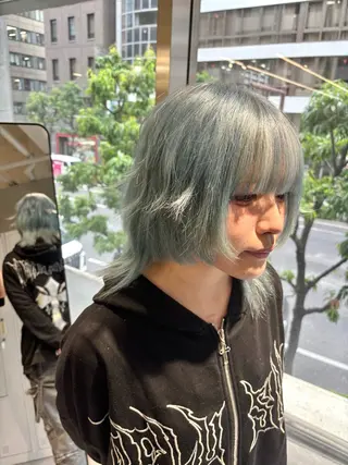 ショート カラー ハイトーン/似合わせ カット Shoseiのヘアスタイル