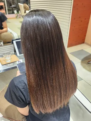 ロング 暖色カラー/髪質改善 /メンズ🧡莉南のヘアスタイル