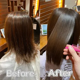 ミディアム stylist YUTOのヘアスタイル