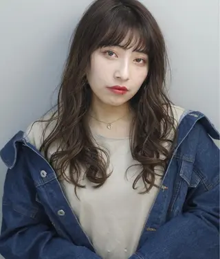 セミロング カラー 🍊千葉 未来🍊店長のヘアスタイル