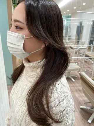 ロング 韓国／大宮／レイヤー 🤍AYA🤍のヘアスタイル