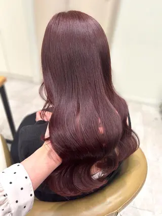 ロング カラー ブリーチなしWカラー 🎀韓国ヘア/amiのヘアスタイル