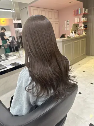 カラー 韓国レイヤー/赤み 消し🇰🇷原宿のヘアスタイル