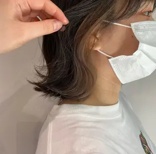 ミディアム GO TODAY SHAiRE SALON 原宿Stella店所属・𓍯柔らかhair 𓍯 yukinoのヘアスタイル