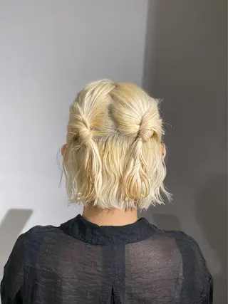 ヘアアレンジ 💫miyu💫デザ インカラー/アレンジのヘアスタイル