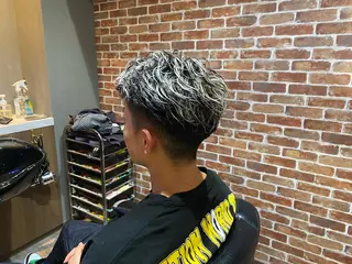 ショート カラー パーマ メンズ BARBER SHOP SUBARU men'sgrooming所属・下村 央志のヘアスタイル