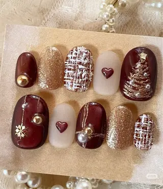 ネイル ネイルサロンAiri 長さ出し·シンプルのネイルデザイン