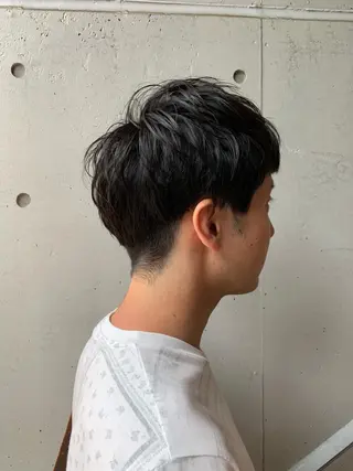 ショート カラー メンズ SiiＱbyLuca所属・鈴木 まりやのヘアスタイル