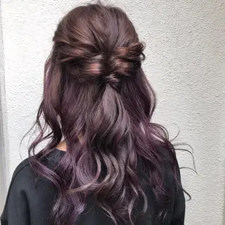 ロング カラー ラブーケ中川中島店 クラタチカコのヘアスタイル