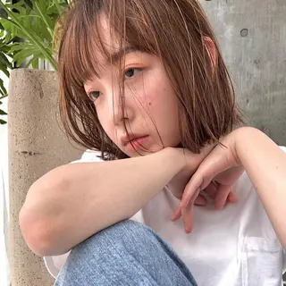 ショート カラー ヘアアレンジ tane.所属・【ダメージレス施術】 【透明感】北村 拓也のヘアスタイル