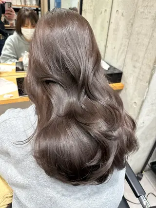 セミロング ✨透明感カラー 恵比寿HAYATO✨のヘアスタイル