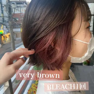 ショート カラー 舟橋 りんかのヘアスタイル