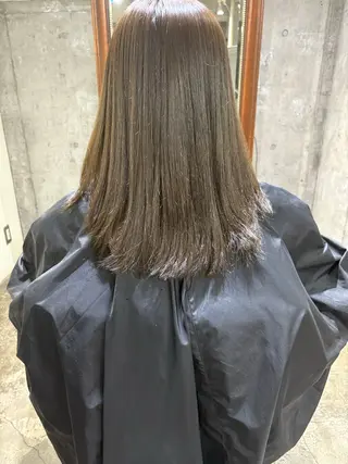 セミロング 暖色/透明感カラー tsuguのヘアスタイル
