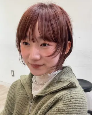 ショート レイヤーパーマ/ ショートパーマ/横浜のヘアスタイル