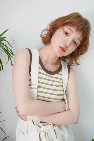 ショート カラー le'a所属・谷町/Le'a /竹原しおなのヘアスタイル