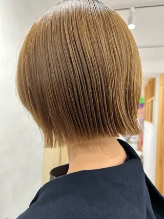 ショート 【ボブ/縮毛矯正 /髪質改善】motoのヘアスタイル