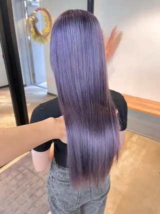 ロング カラー ハイトーンカラ ー/小川のヘアスタイル