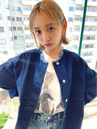 ミディアム YUNA★ メンズパーマのヘアスタイル