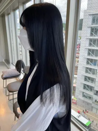 ロング カラー 店長 MANAMI /ブリーチ/骨格ボブのヘアスタイル