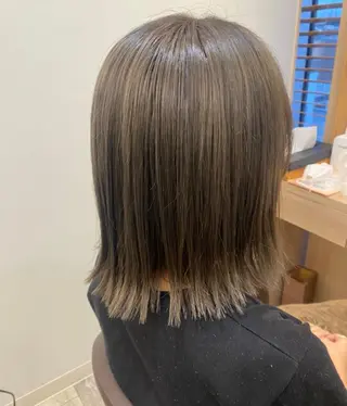 ミディアム カラー マツモト カラー/ショートボブのヘアスタイル