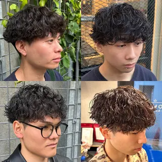 ショート パーマ メンズ ツイスパ/メンズ パーマ/歩夢のヘアスタイル