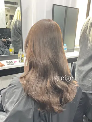 セミロング カラー エクステ🩵ブリーチ 韓国ヘア🩵KAEのヘアスタイル