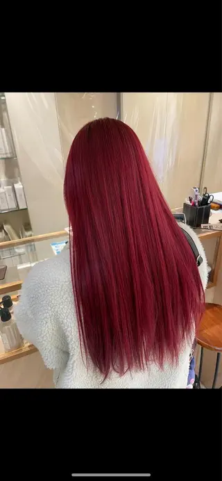 ロング カラー 大石 陽菜のヘアスタイル