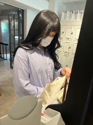 ロング カラー ミカ/名駅/レイヤー /ブリーチなしカラーのヘアスタイル