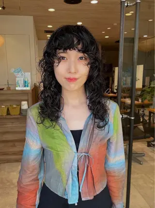 ロング パーマ パーマ指名No1 /namiのヘアスタイル