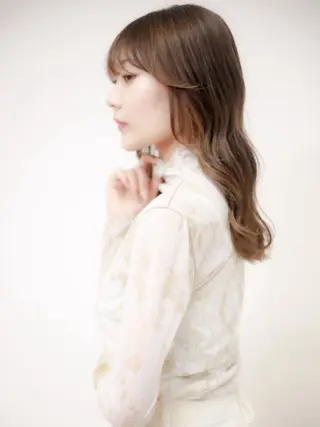 ミディアム カラー あいみ/パーマ モデル募集中🌟のヘアスタイル