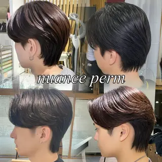 ショート パーマ メンズ 🇰🇷韓国風カット 🇰🇷　鈴木海斗のヘアスタイル