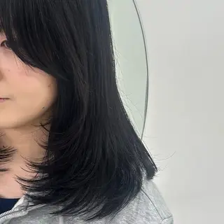 ロング カラー パーマ ヘアアレンジ メンズ キッズ 🩶盛れ✖️韓国ヘア 🩶Himari🎀のヘアスタイル