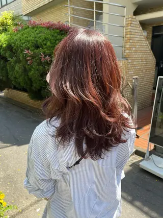 ミディアム カラー 韓国ヘア🫧艶カラー 🫧髪質改善/オオヤのヘアスタイル