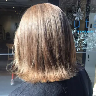 ミディアム カラー NEWI 京橋 【yoko】のヘアスタイル