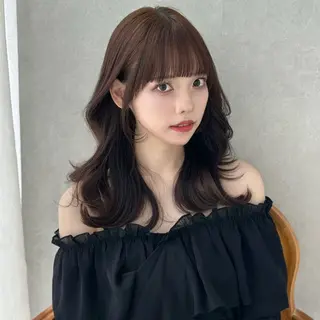 ロング カラー パーマ ヘアアレンジ FERiCIA.  表参道所属・🫧レイヤー特化 🫧吉野翔悟のヘアスタイル