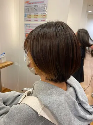 ショート 茅ヶ崎/ハイトーン /レイヤーカットのヘアスタイル